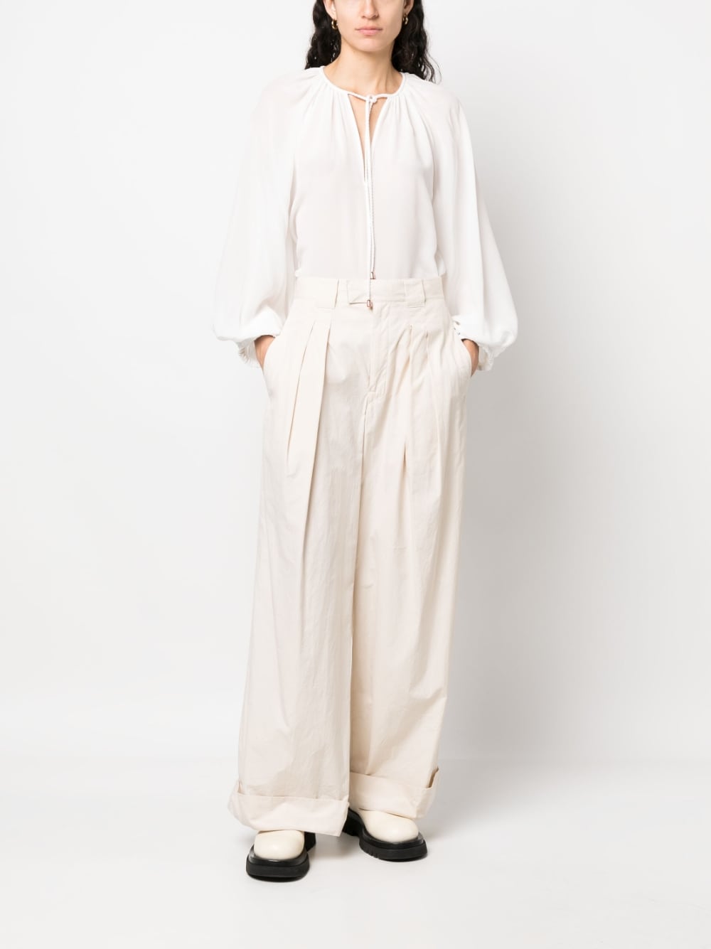 Phaeonia Women's Top White