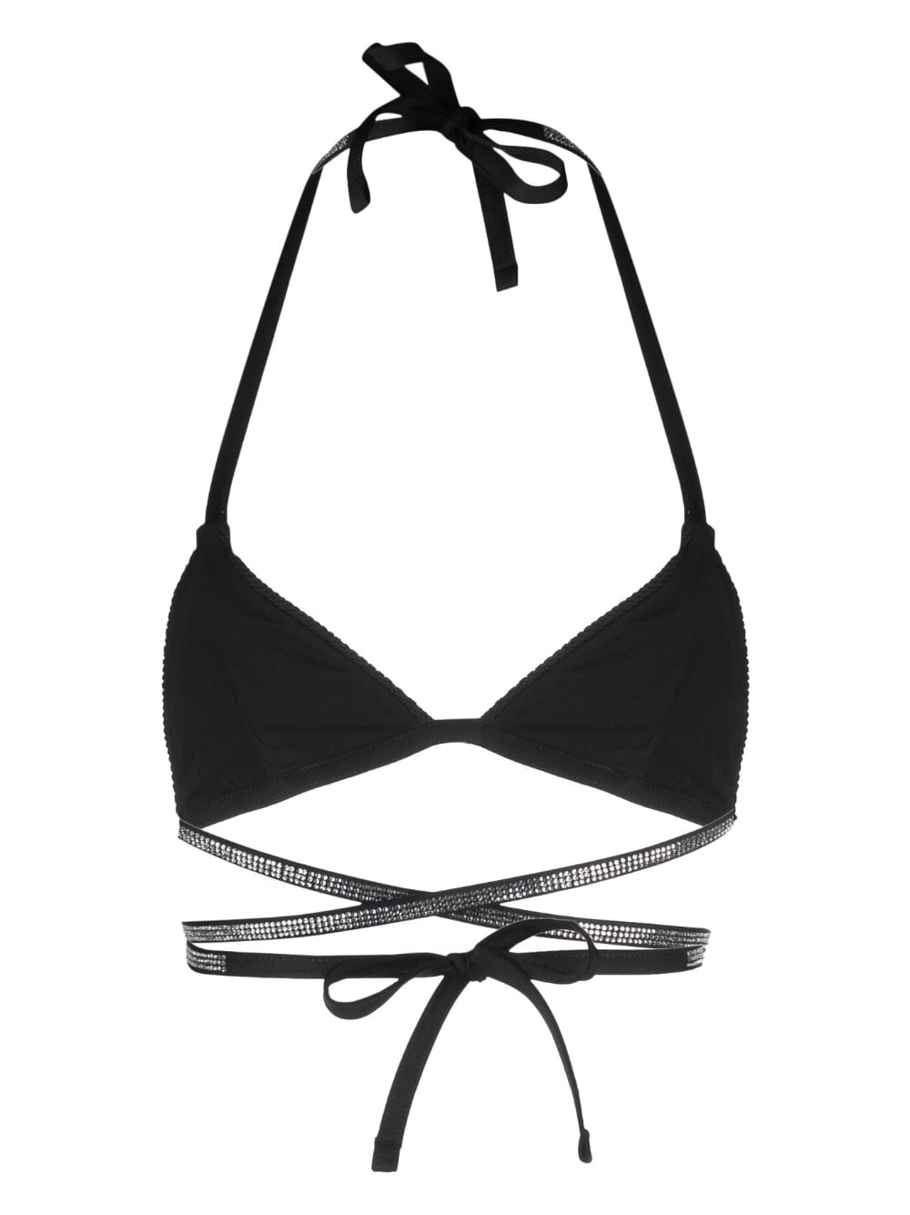 Heron Preston Women's Glitter Bikini Top