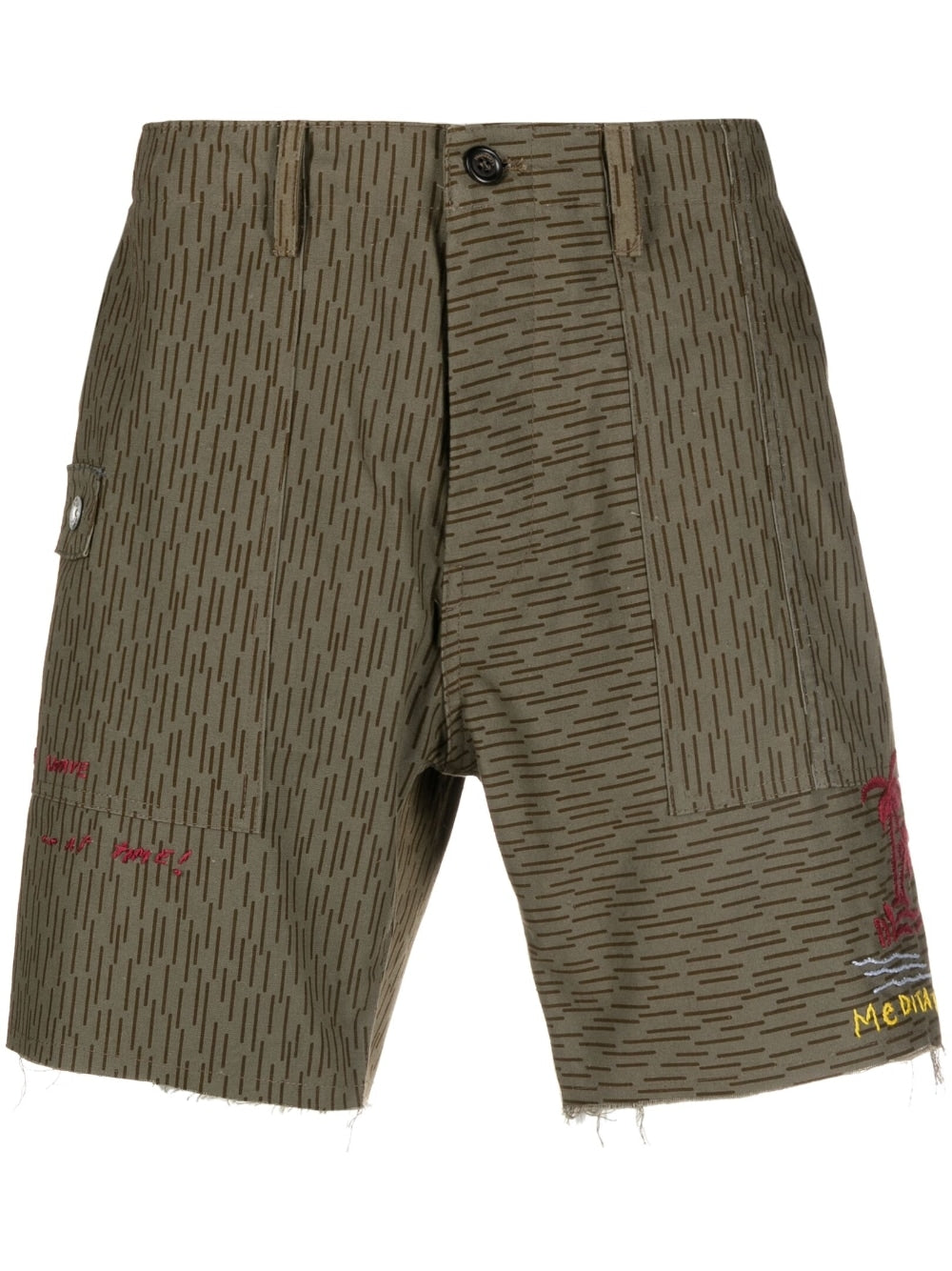 President's Men's Camouflage Print Shorts