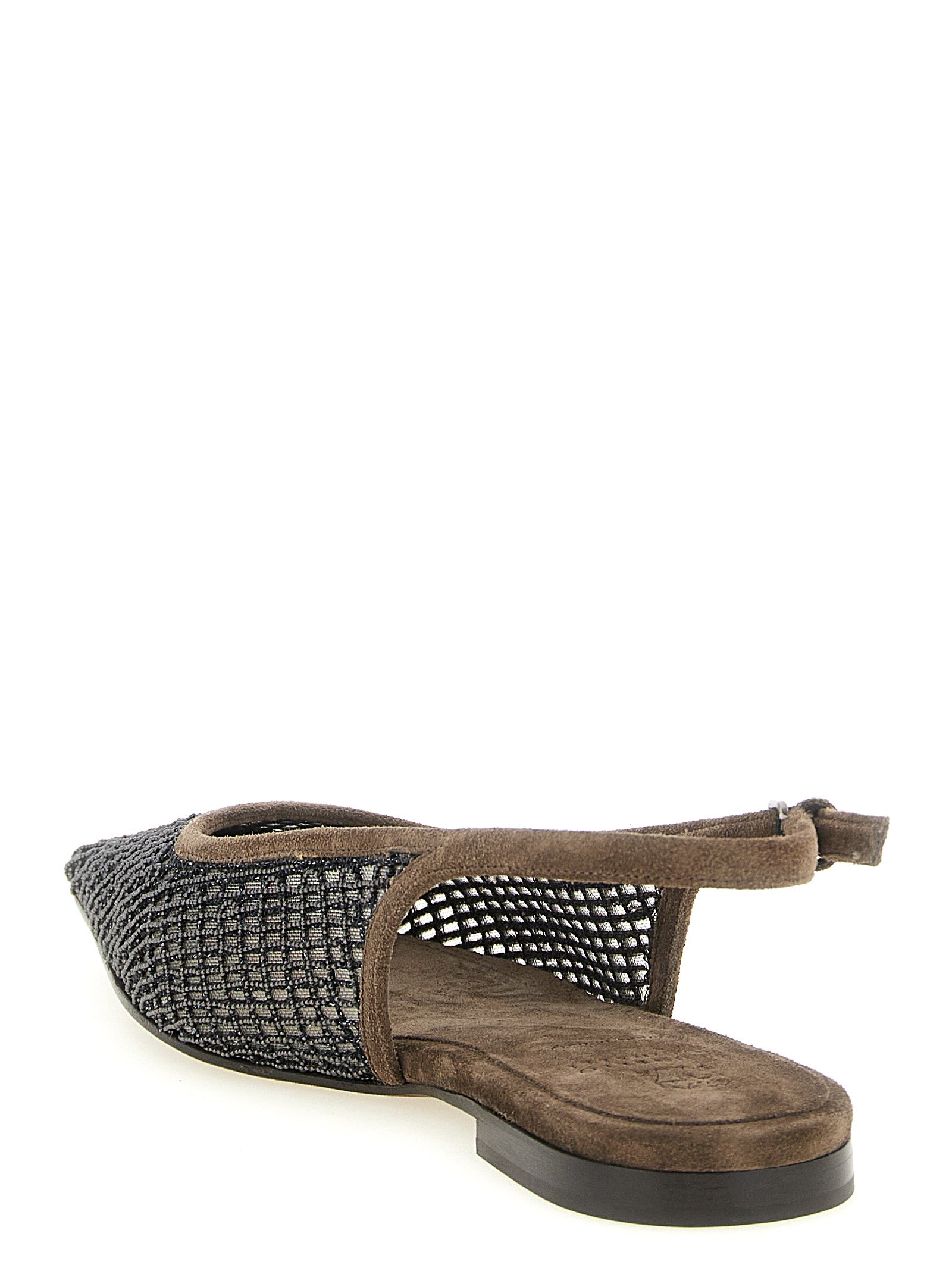 Brunello Cucinelli Brown Calfskin Ballet Women's Flats
