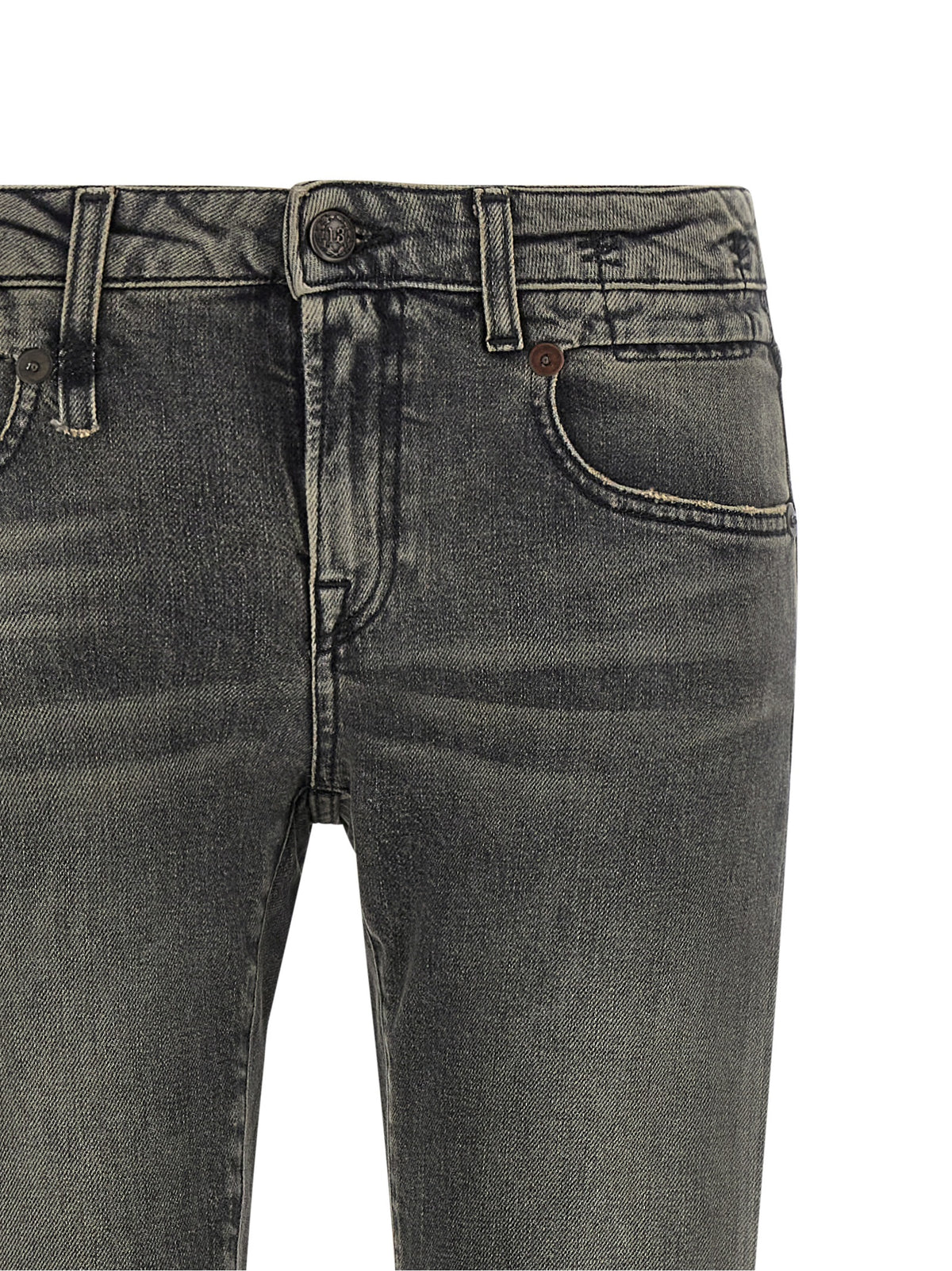 R13 Black Cotton Bootcut Women's Jeans