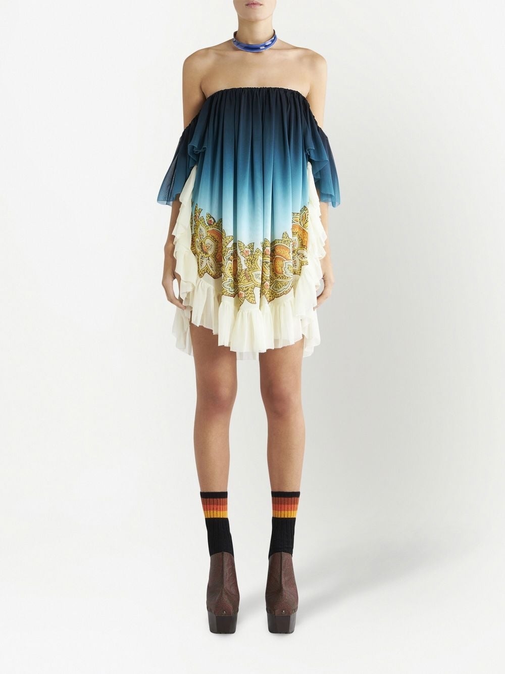 Etro Women's Paisley-Print Silk Dress