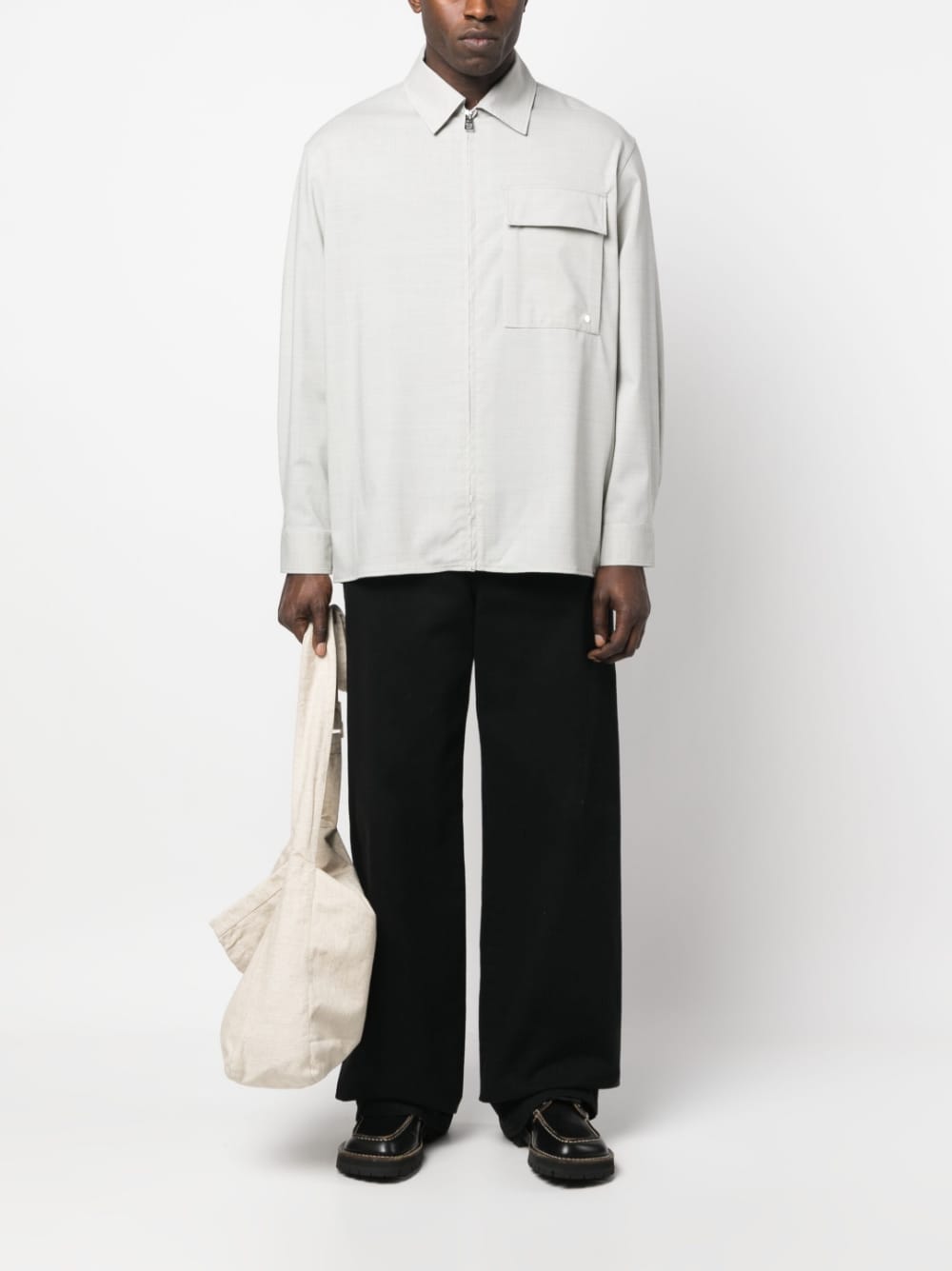 ÃTudes Wool Blend Shirt