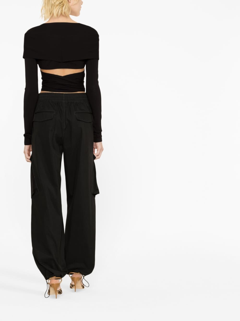 Dolce & Gabbana Women's Cut-Out Wrap Top