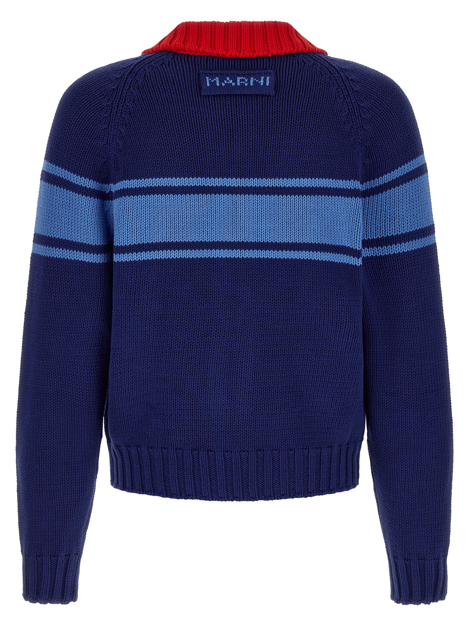 Marni Blue Cotton Men's Cardigan