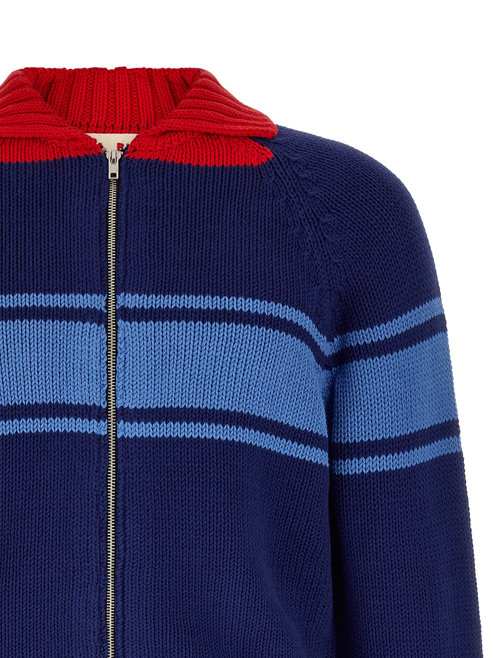Marni Blue Cotton Men's Cardigan