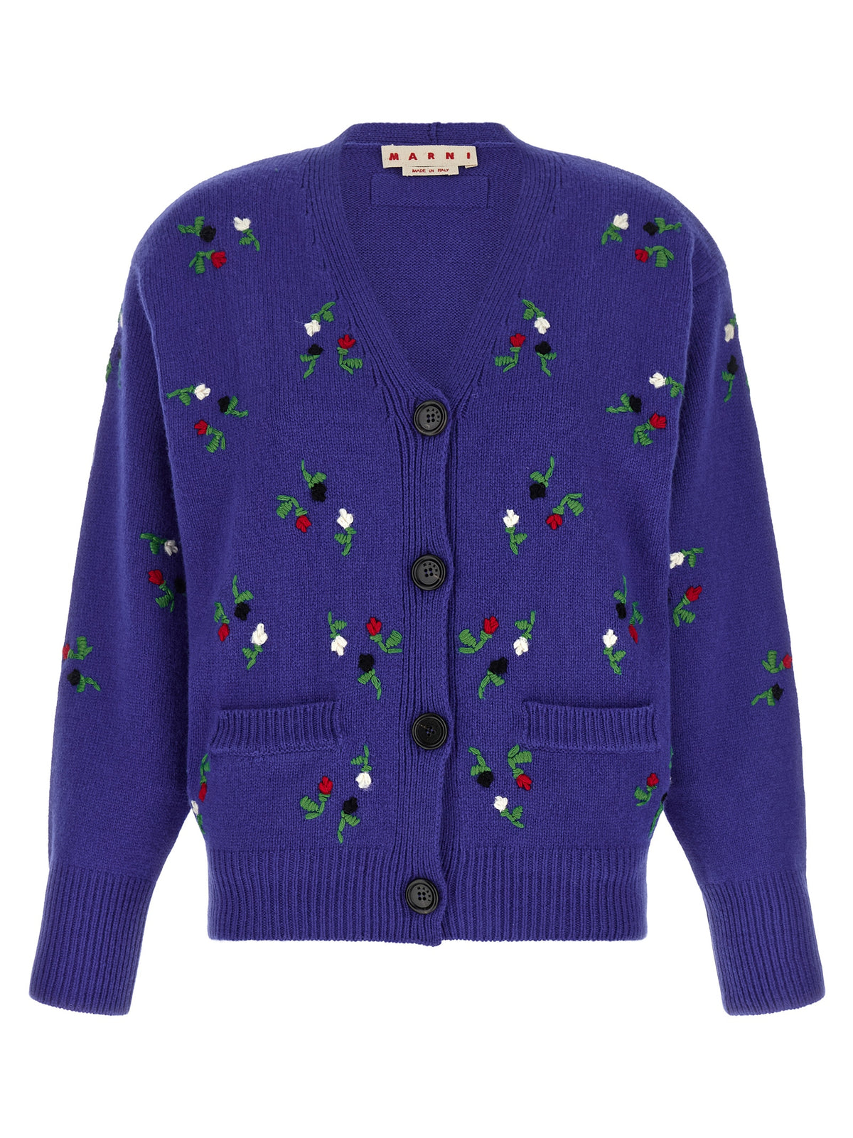 Marni Blue Virgin Wool Women's Cardigan