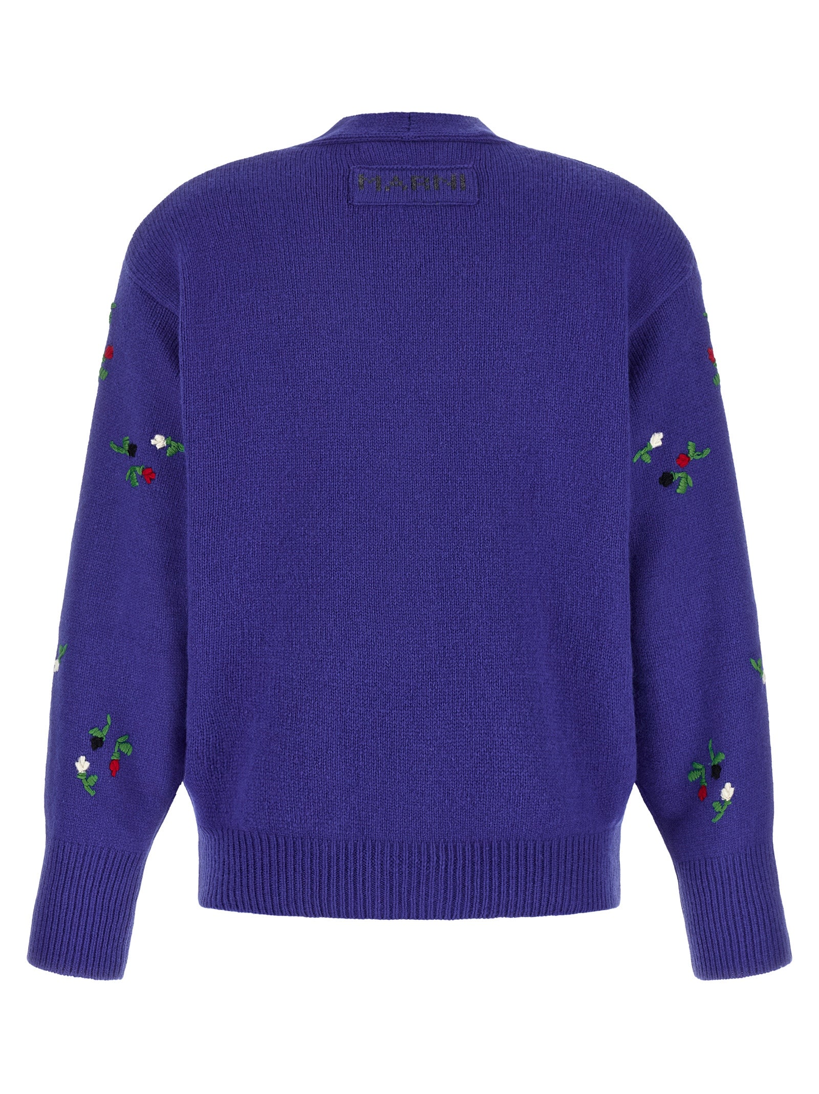 Marni Blue Virgin Wool Women's Cardigan