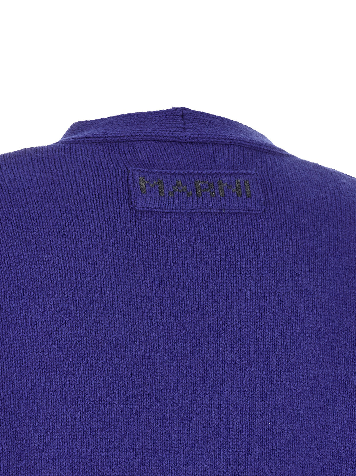 Marni Blue Virgin Wool Women's Cardigan