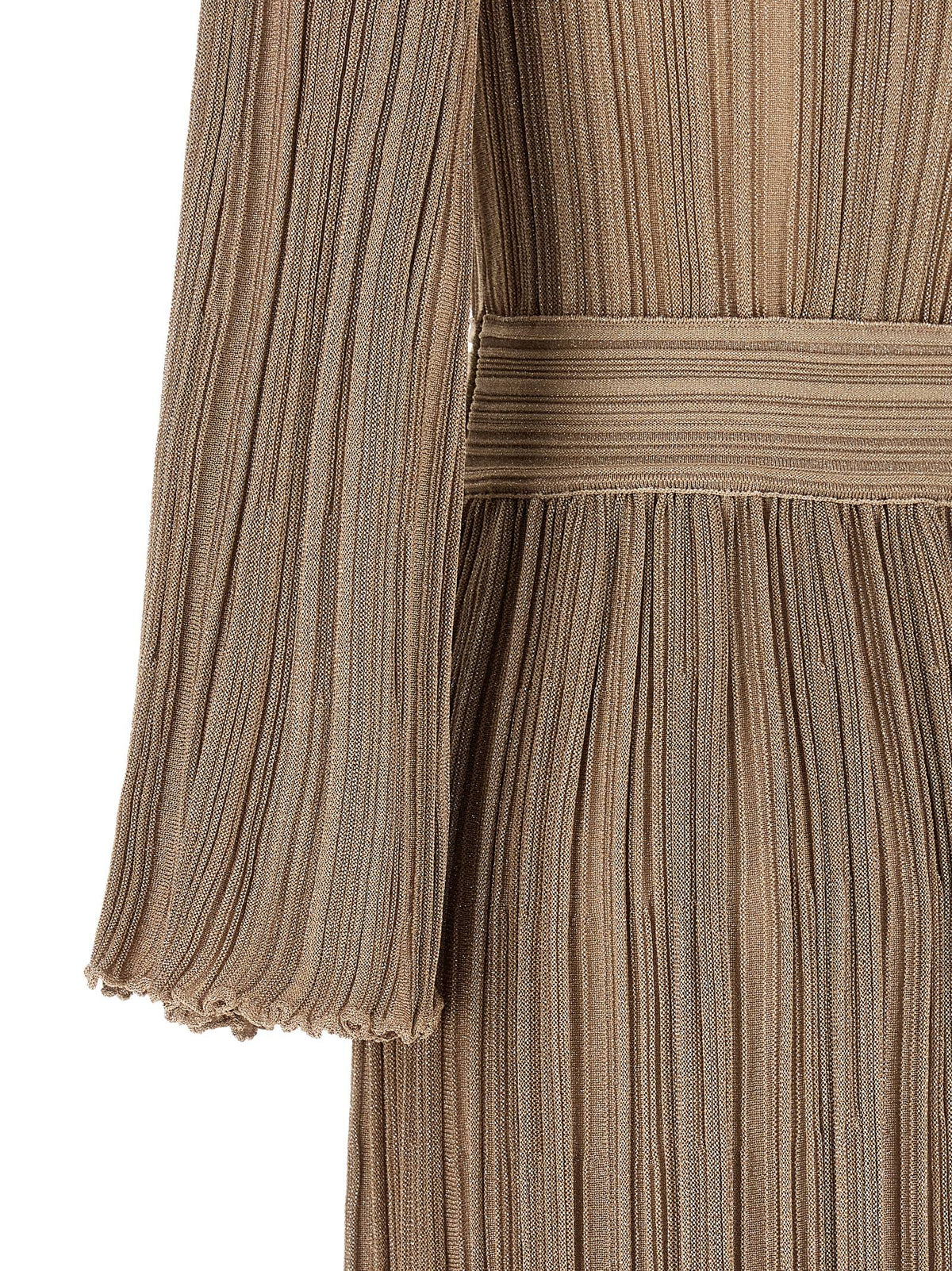 ANTONINO VALENTI Gold Viscose Long Women's Dress