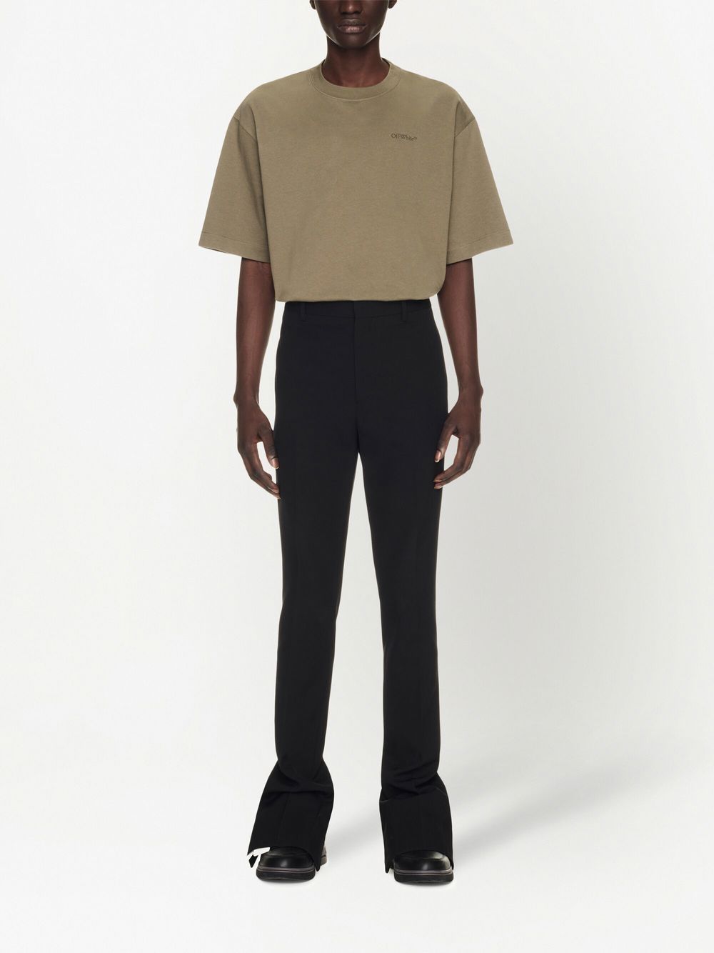 Off White Men's Wool Skinny Trousers