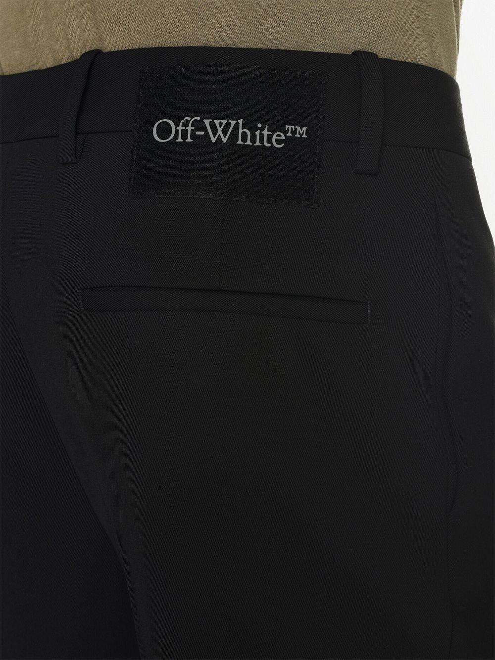 Off White Men's Wool Skinny Trousers