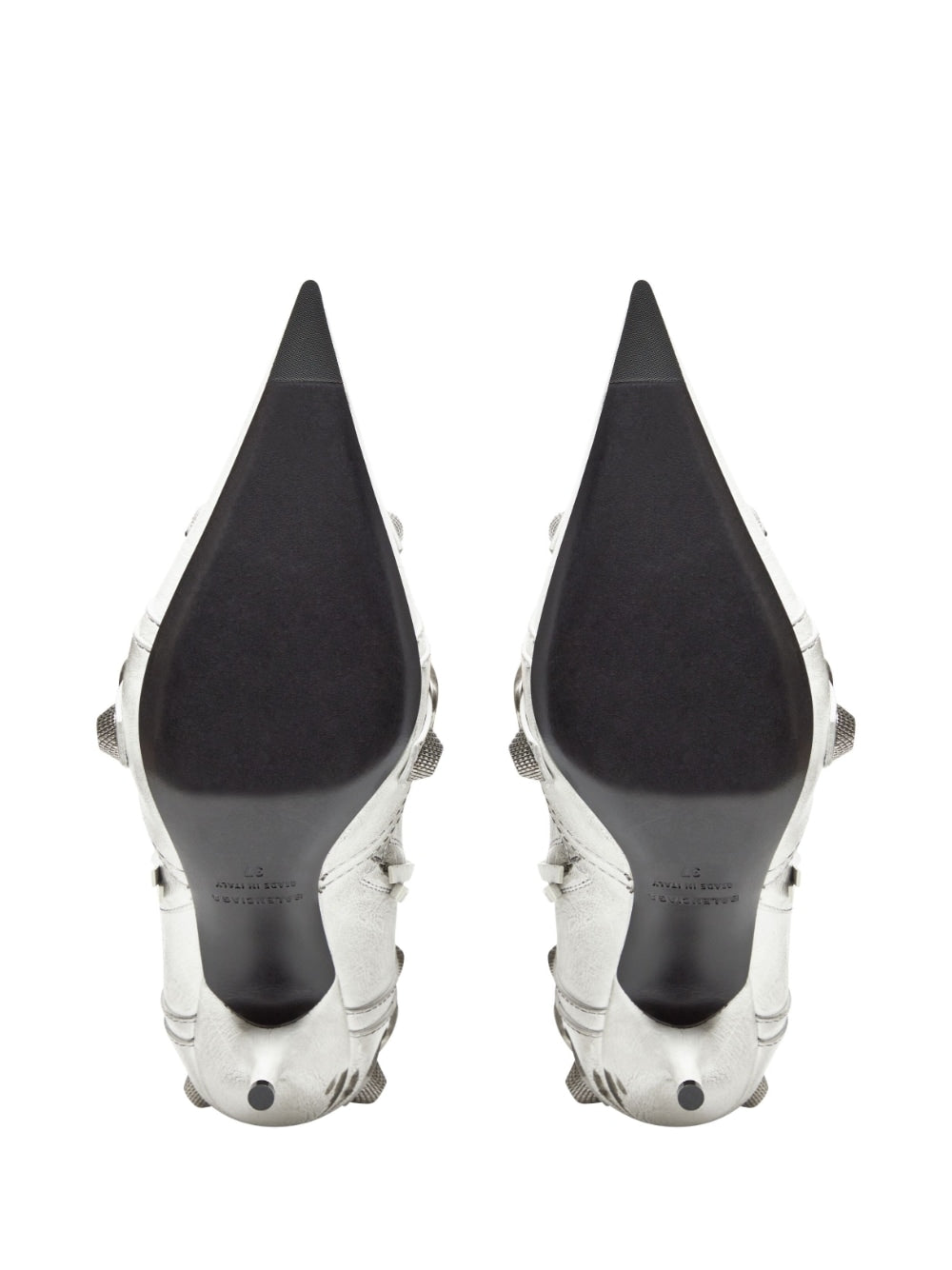 Balenciaga Women's Cagole Leather Boots