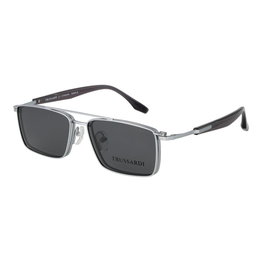 Trussardi Silver Titanium Glasses Men's (Frames)