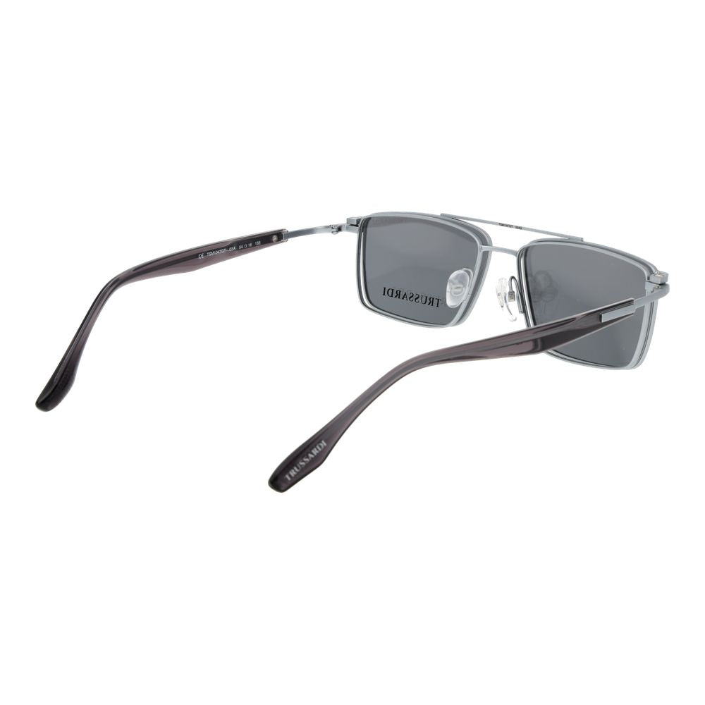 Trussardi Silver Titanium Glasses Men's (Frames)