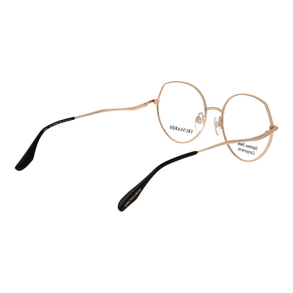 Trussardi Black Stainless Steel Glasses Women's (Frames)