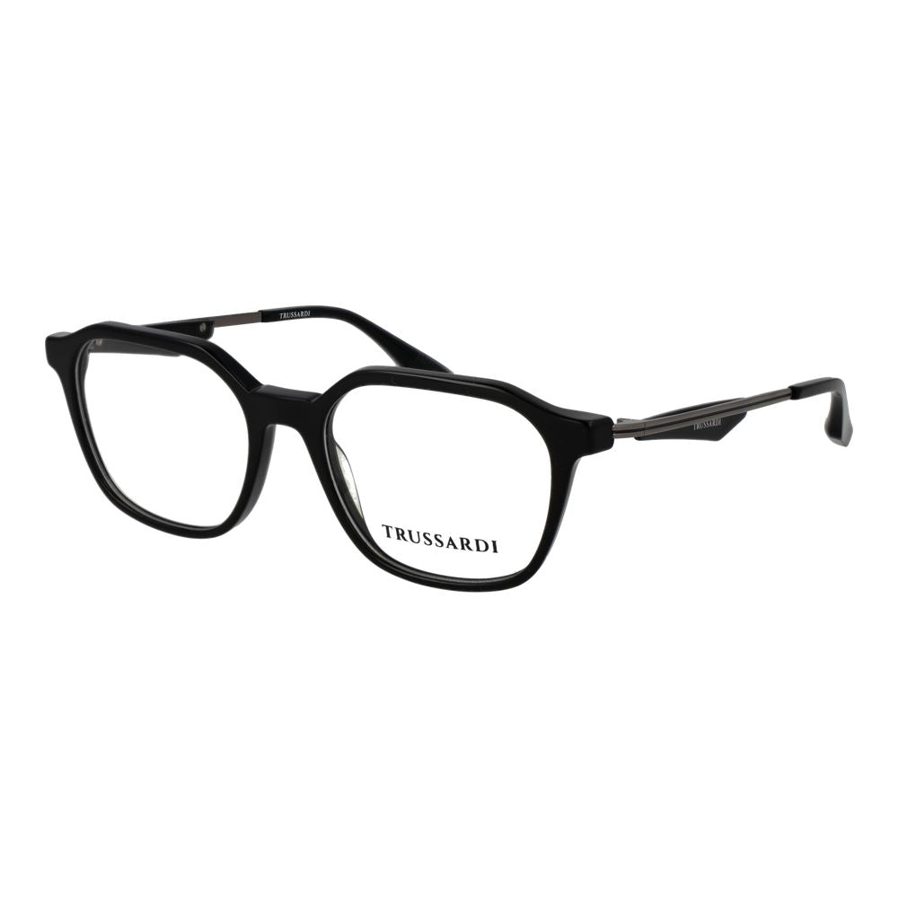 Trussardi Black Acetate Glasses Men's (Frames)