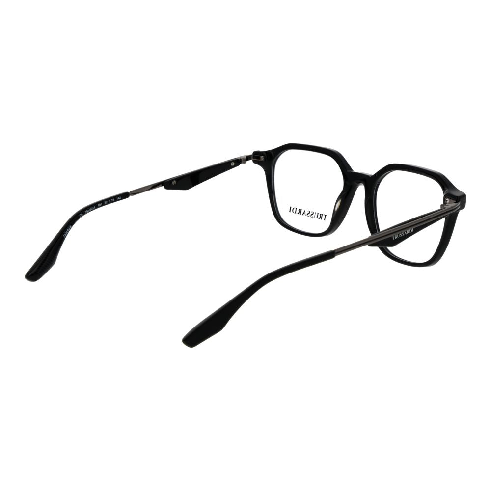 Trussardi Black Acetate Glasses Men's (Frames)