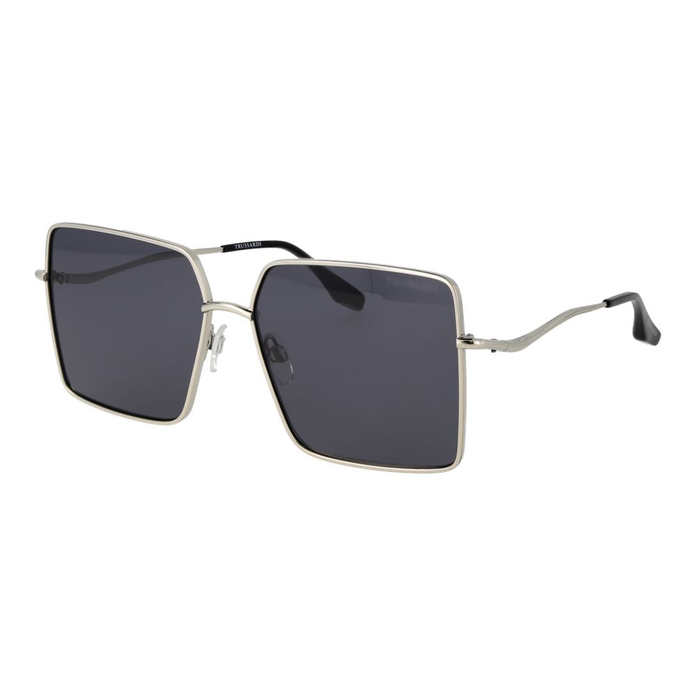 Trussardi Silver Stainless Steel Women's Sunglasses