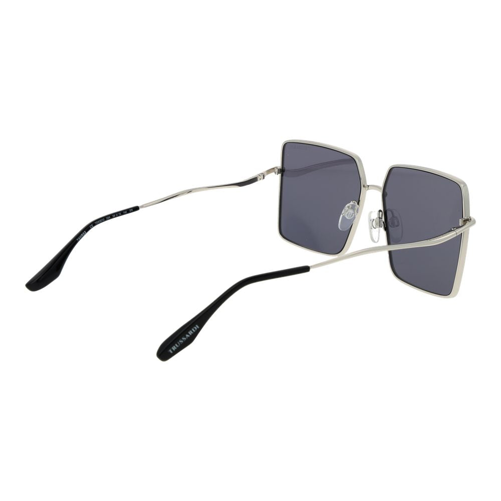 Trussardi Silver Stainless Steel Women's Sunglasses