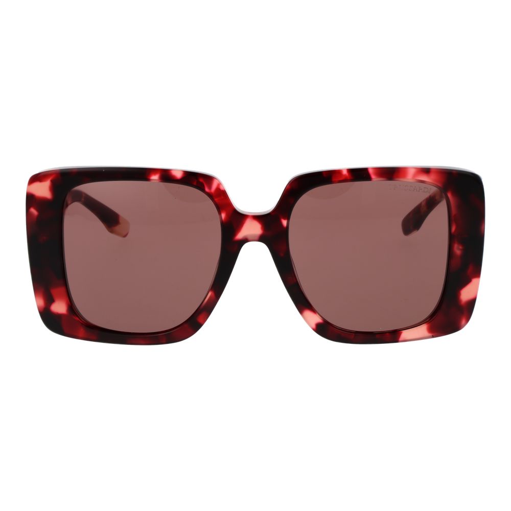 Trussardi Burgundy Acetate Women's Sunglasses