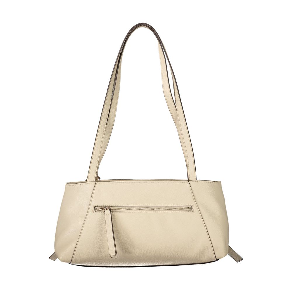 Guess Jeans Beige Polyurethane Women's Women's Bag