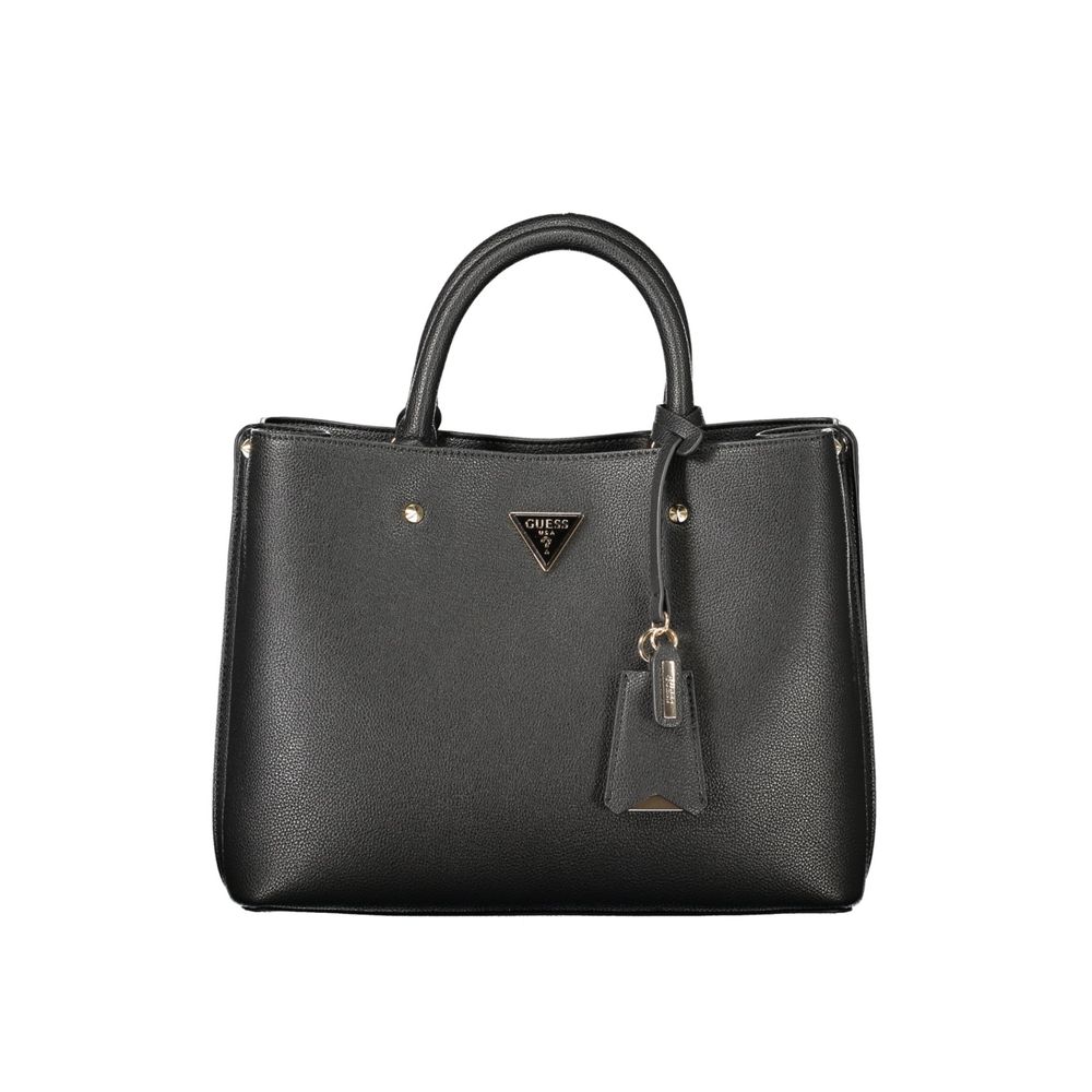 Guess Jeans \"Black Polyurethane Womens Bag\"