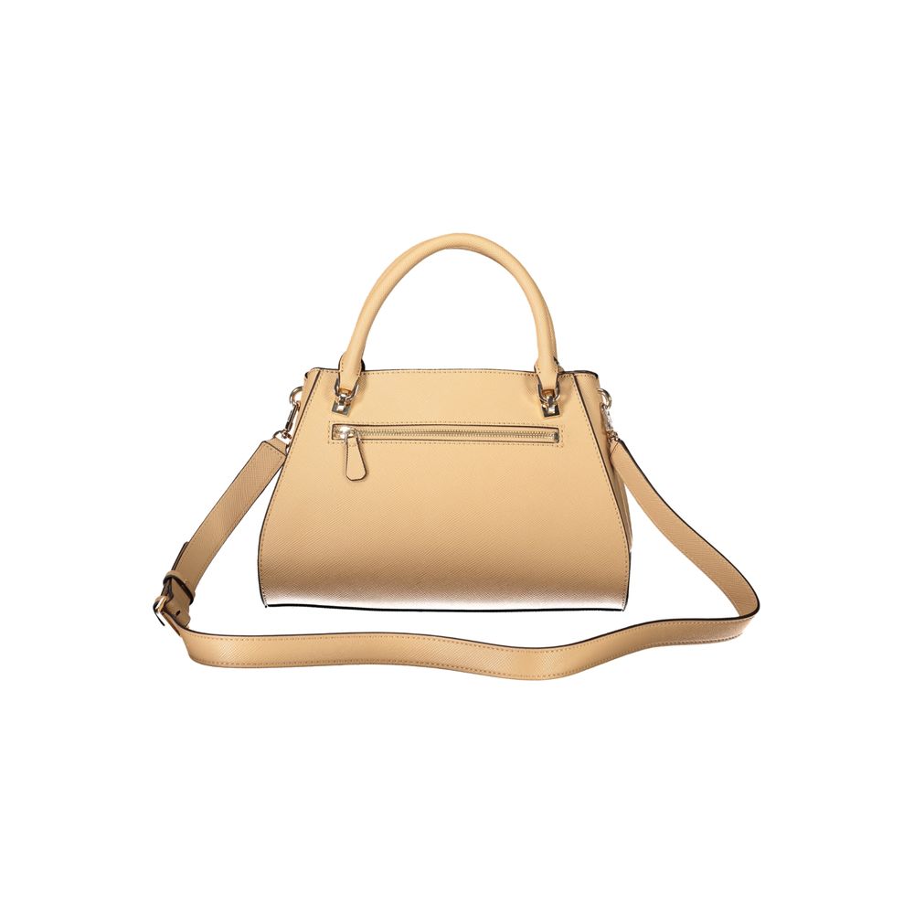 Guess Jeans Beige Polyurethane Women's Women's Bag