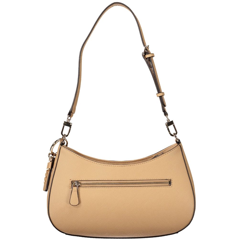 Guess Jeans Beige Polyurethane Women's Women's Bag