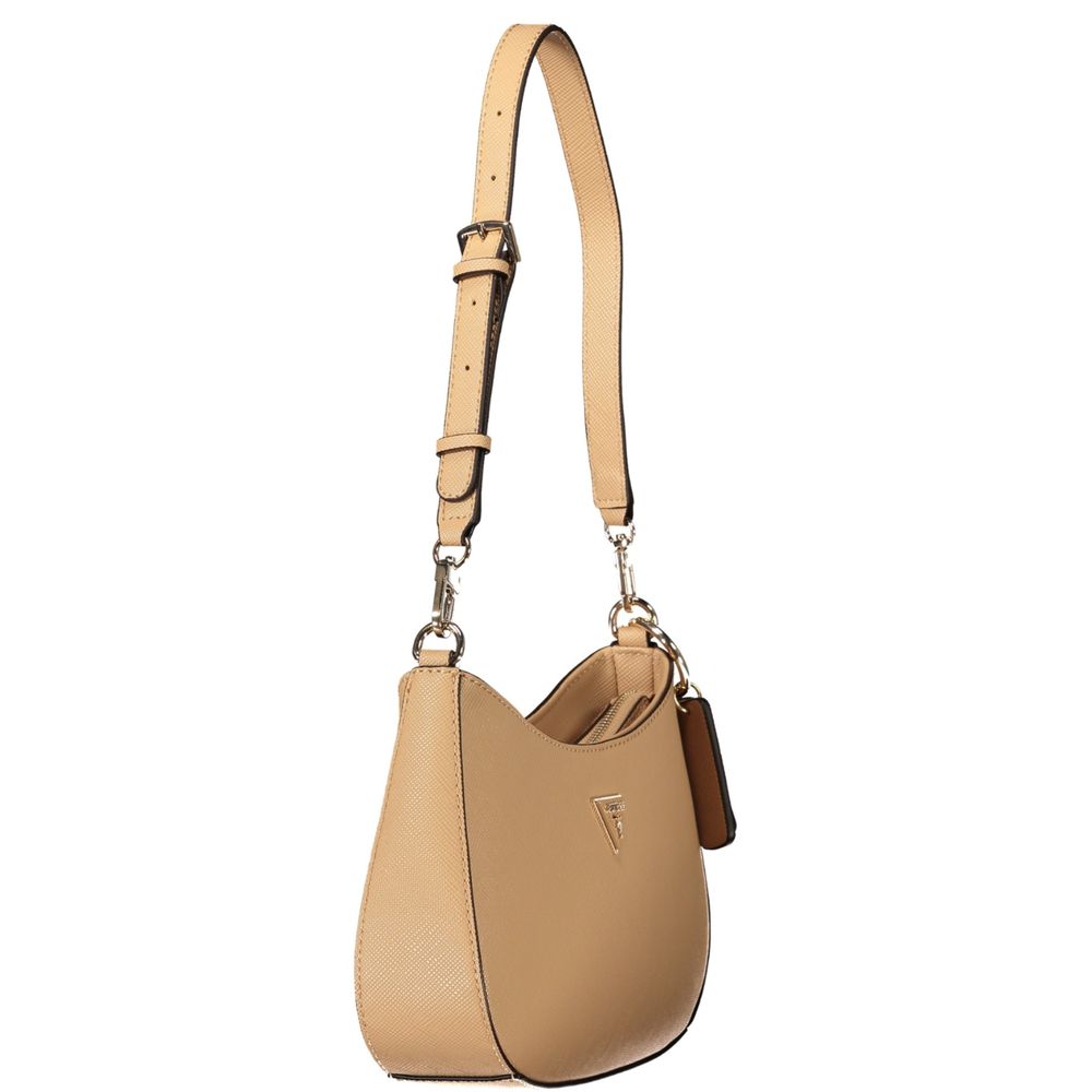 Guess Jeans Beige Polyurethane Women's Women's Bag
