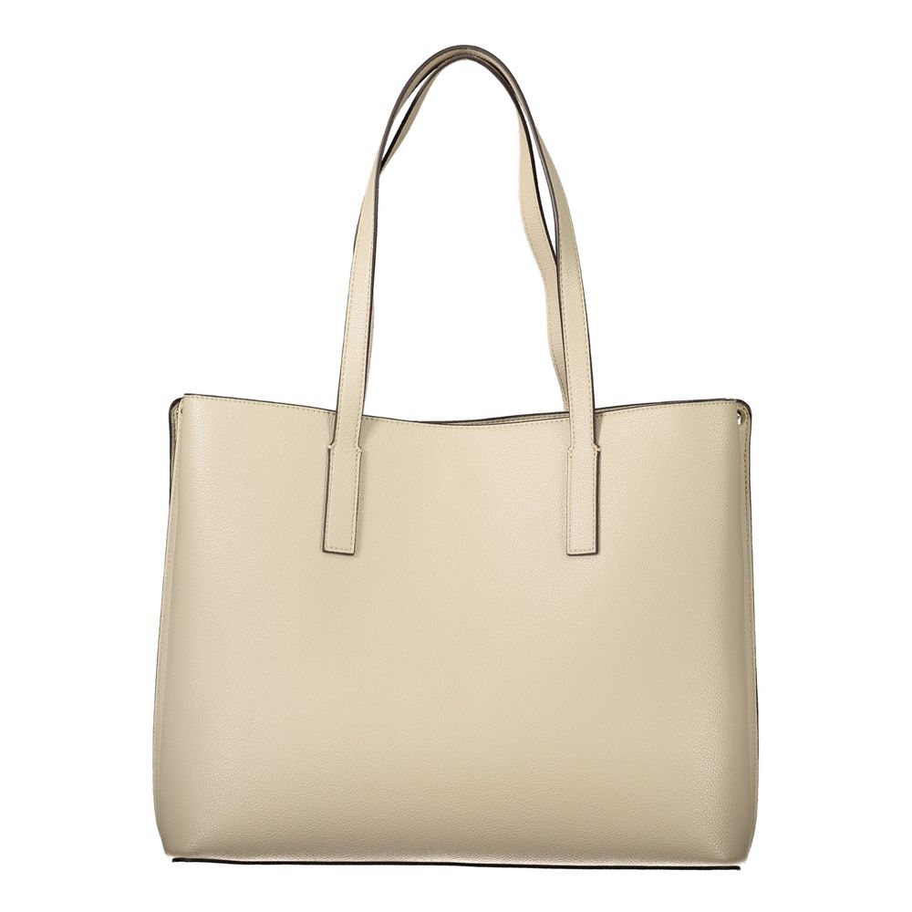 Guess Jeans Beige Polyurethane Women's Women's Bag