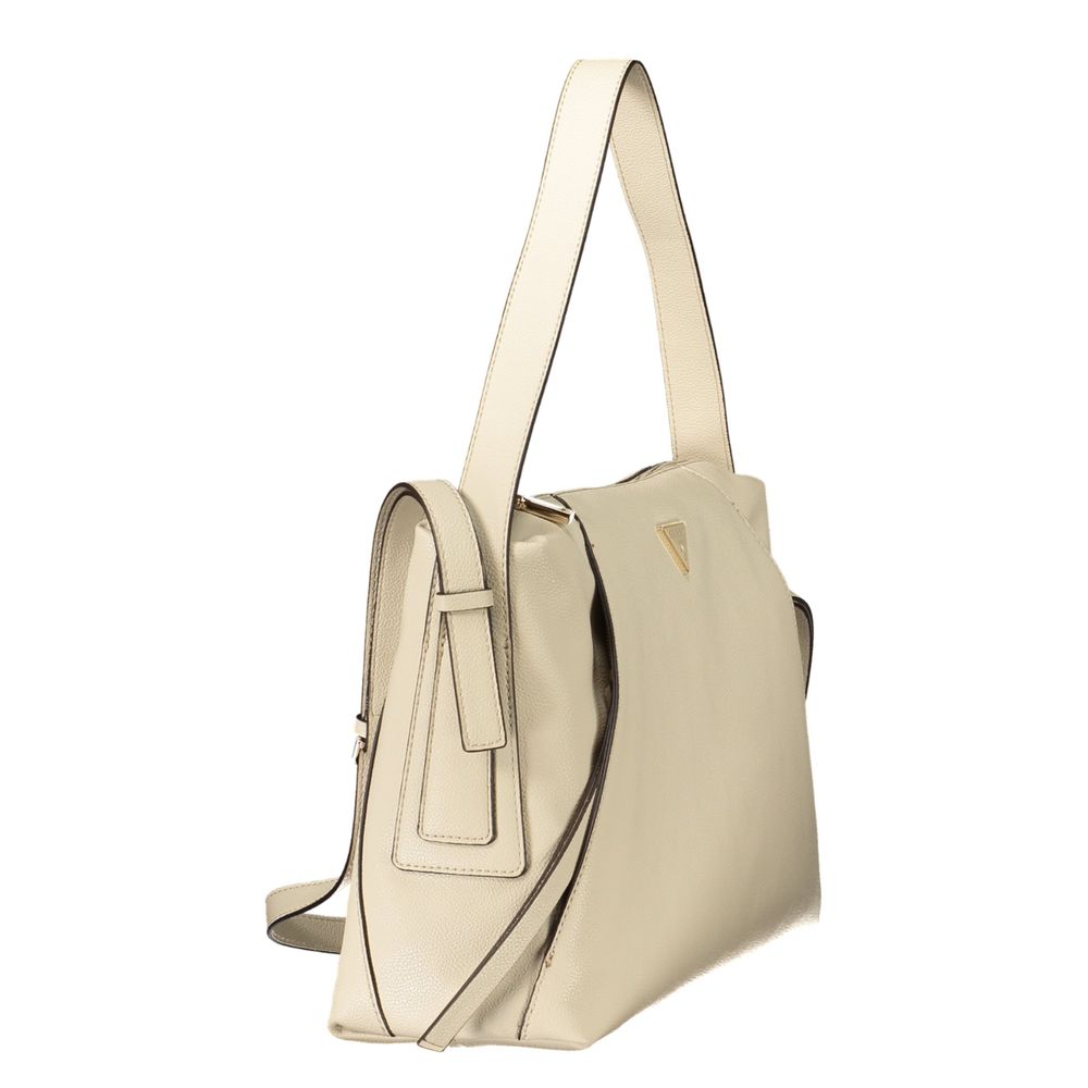Guess Jeans Beige Polyurethane Women's Women's Bag