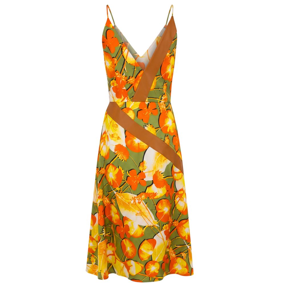 Trussardi Yellow Silk Women Women's Dress