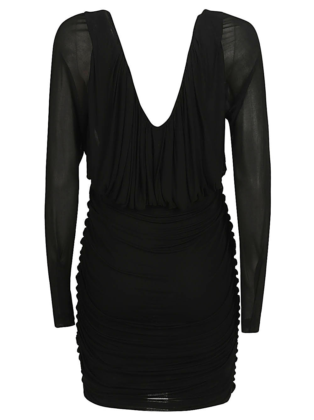 Saint Laurent Women's Short Dress With V-Neck