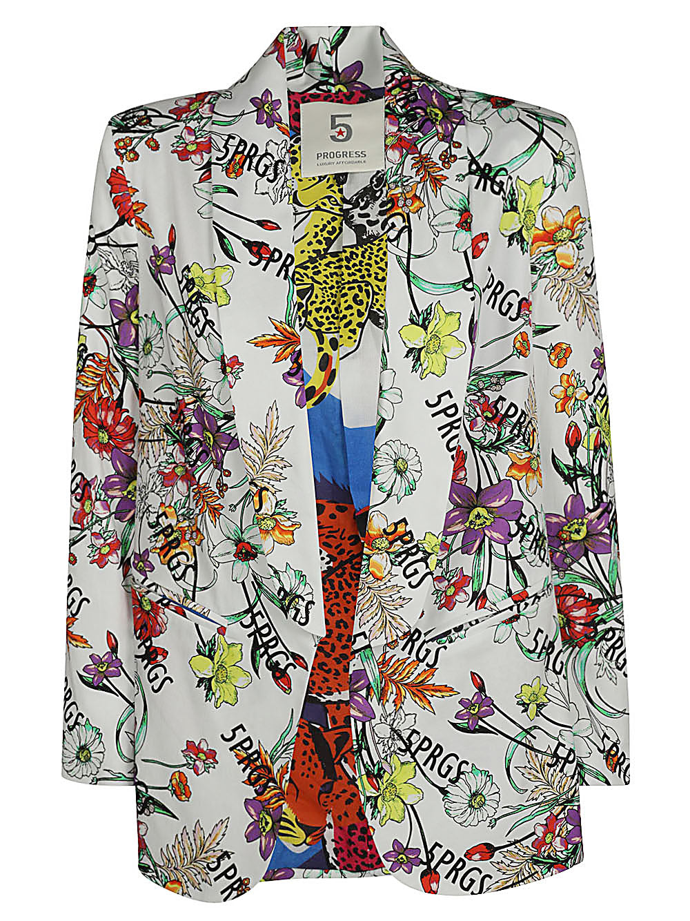5Progress Women's Printed Single-Breasted Jacket