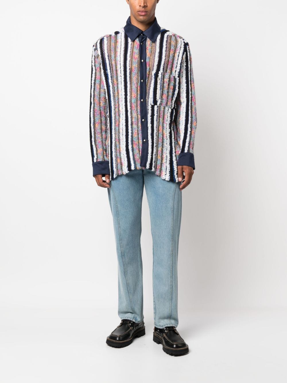 Vitelli Men's Linen Blend Cotton Shirt