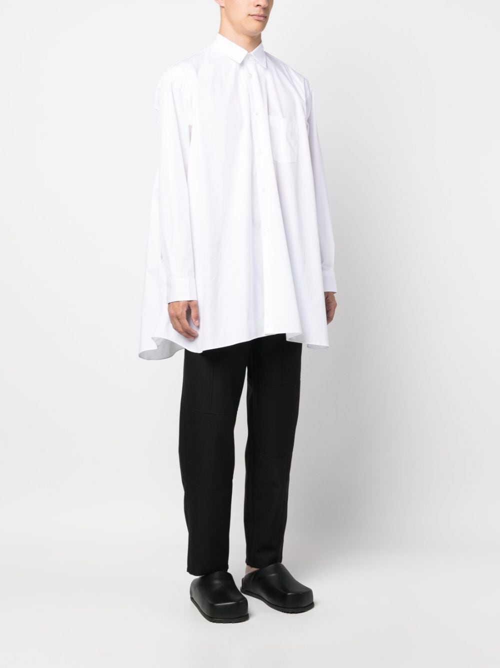 Comme Des Garcons Men's Shirt With Side Slit