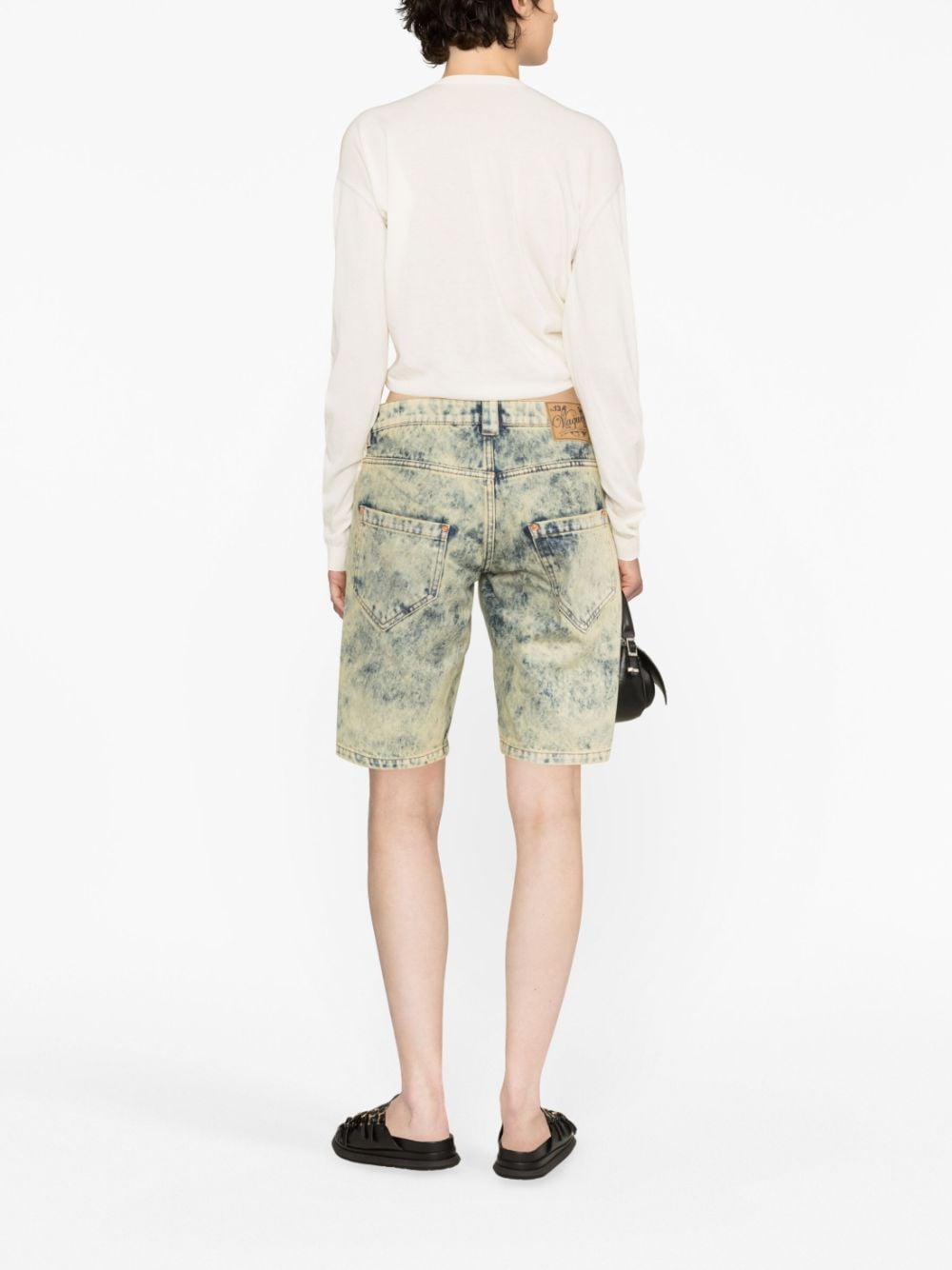 Vaquera Women's Denim Split Shorts