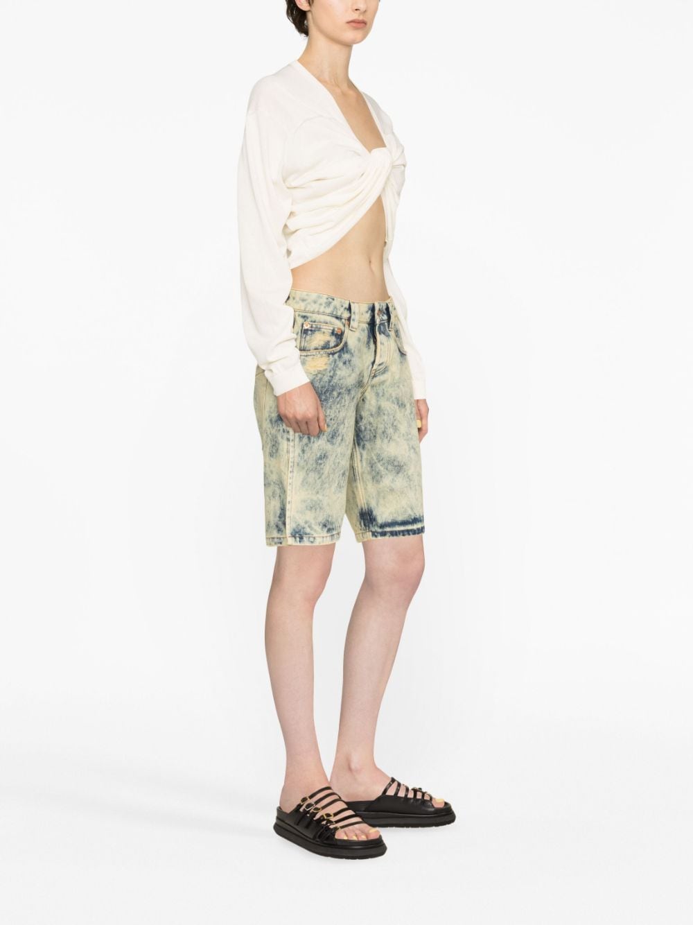 Vaquera Women's Denim Split Shorts