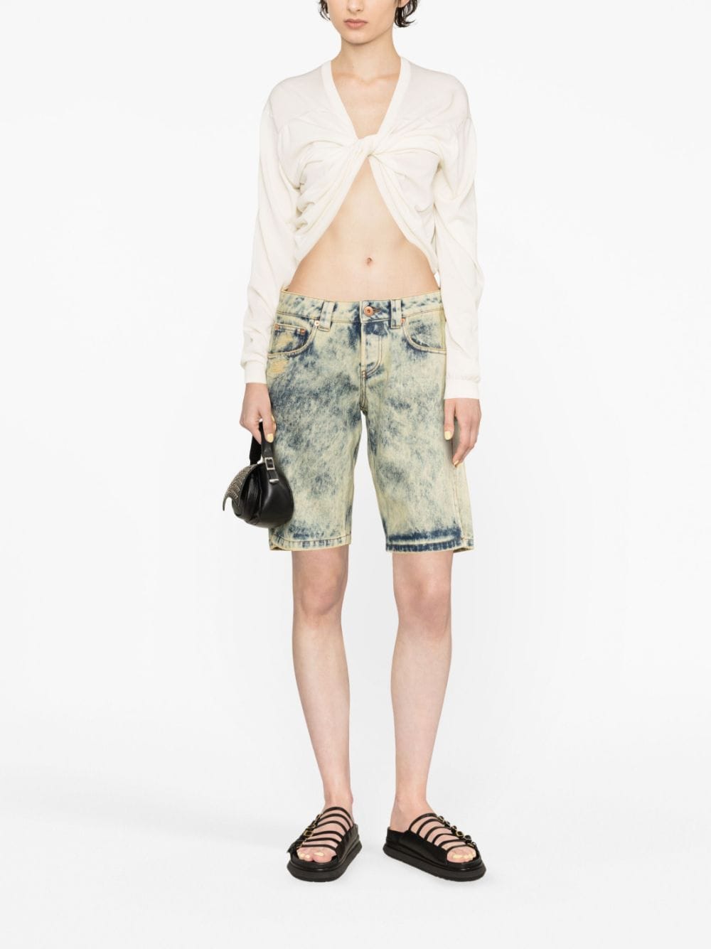 Vaquera Women's Denim Split Shorts