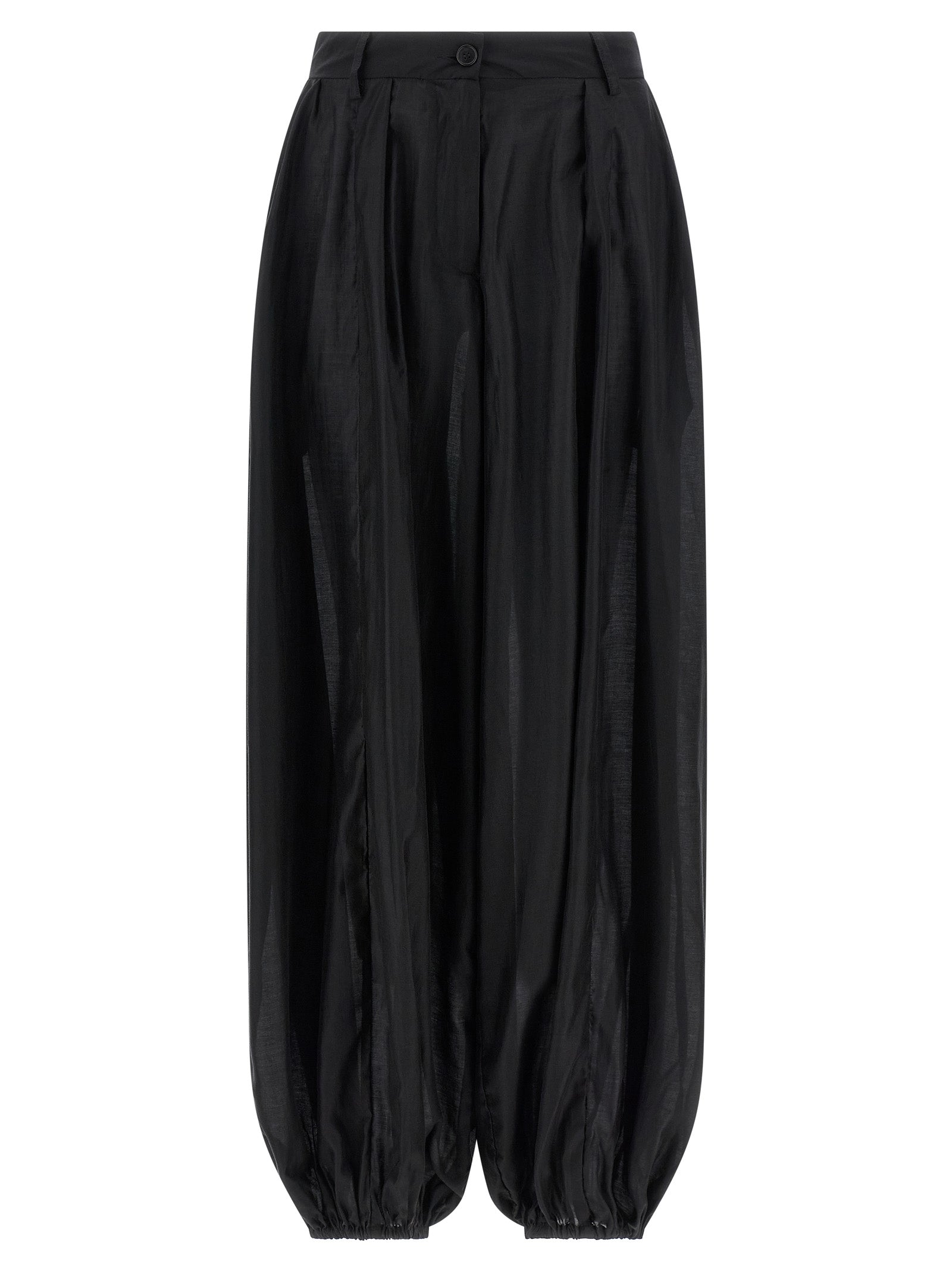 THELATEST Black Lyocell Casual Women's Pants