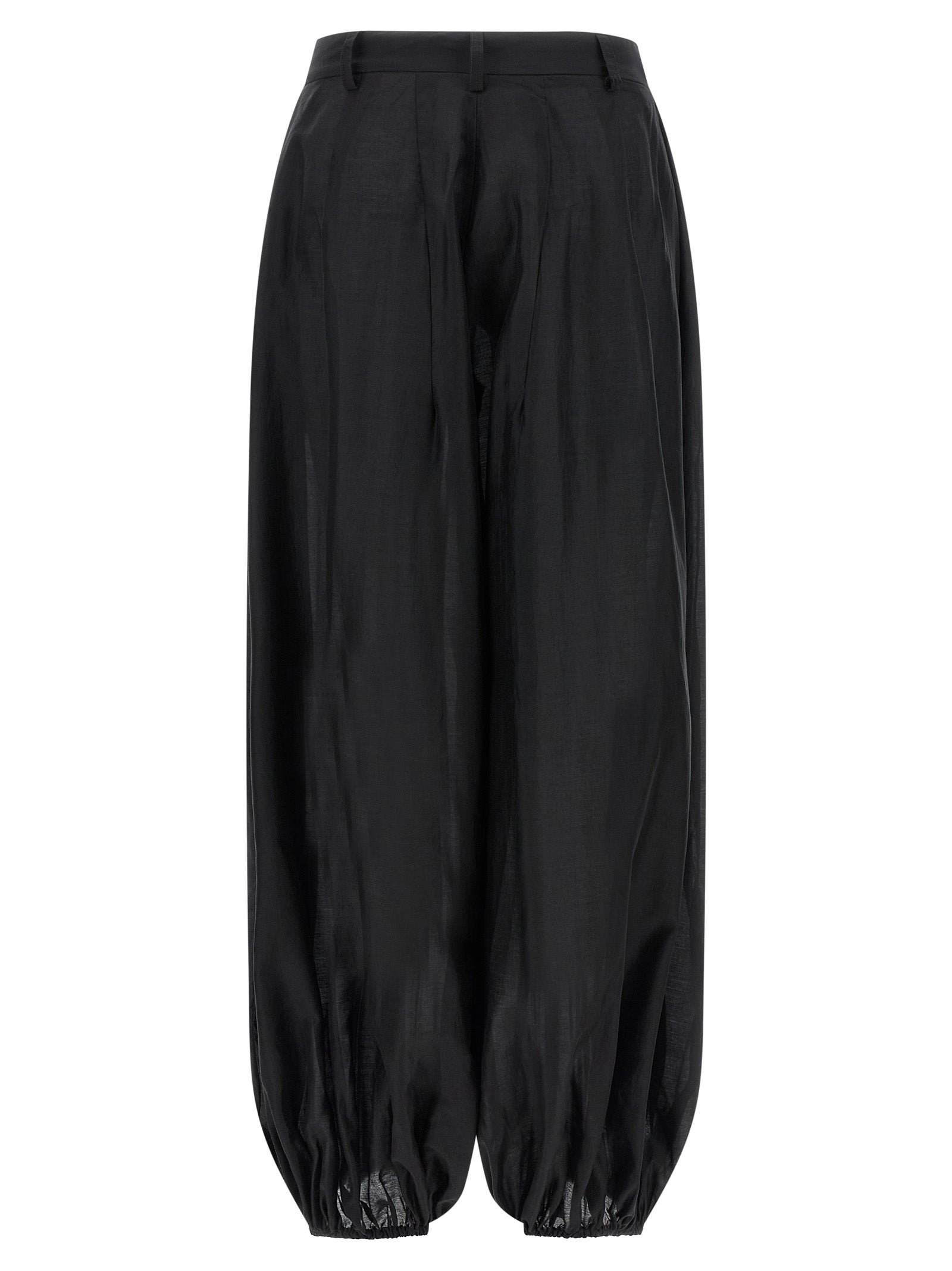 THELATEST Black Lyocell Casual Women's Pants