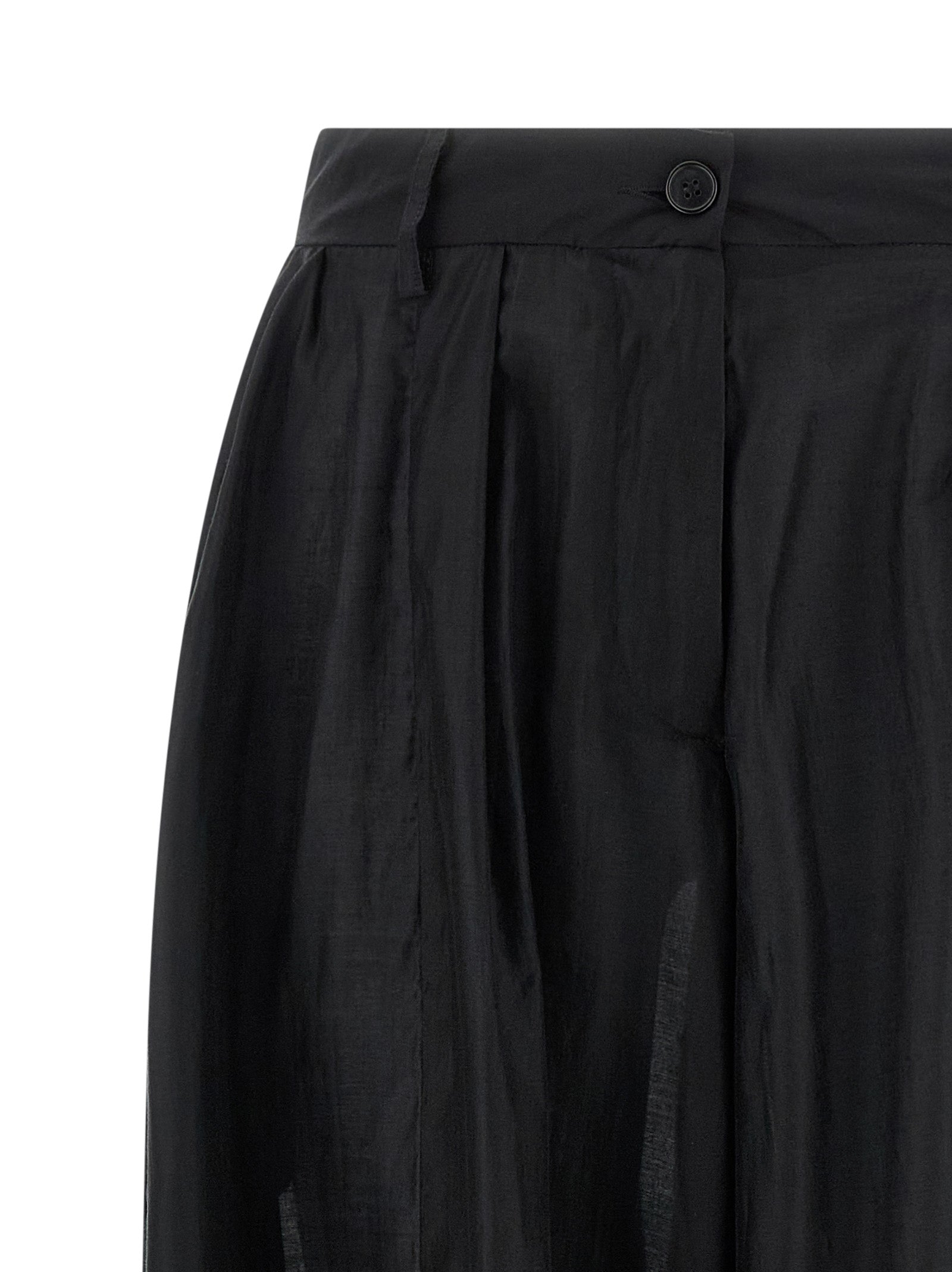 THELATEST Black Lyocell Casual Women's Pants