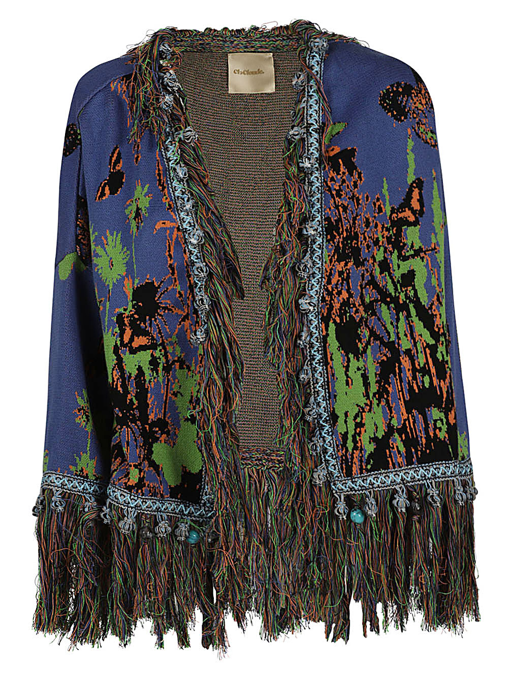 Clocloude Women's Printed Cotton Cardigan