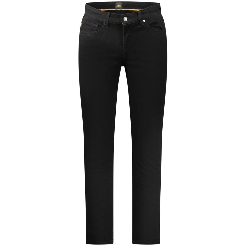 Hugo Boss Black Cotton Men Men's Jeans