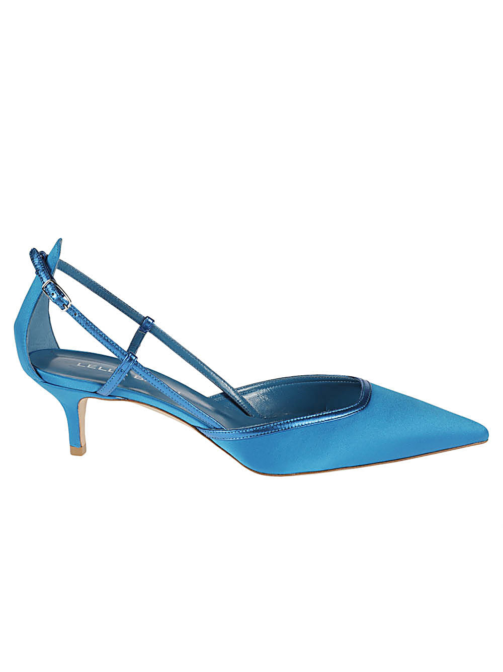 Lella Baldi Women's Blue Leather Pumps