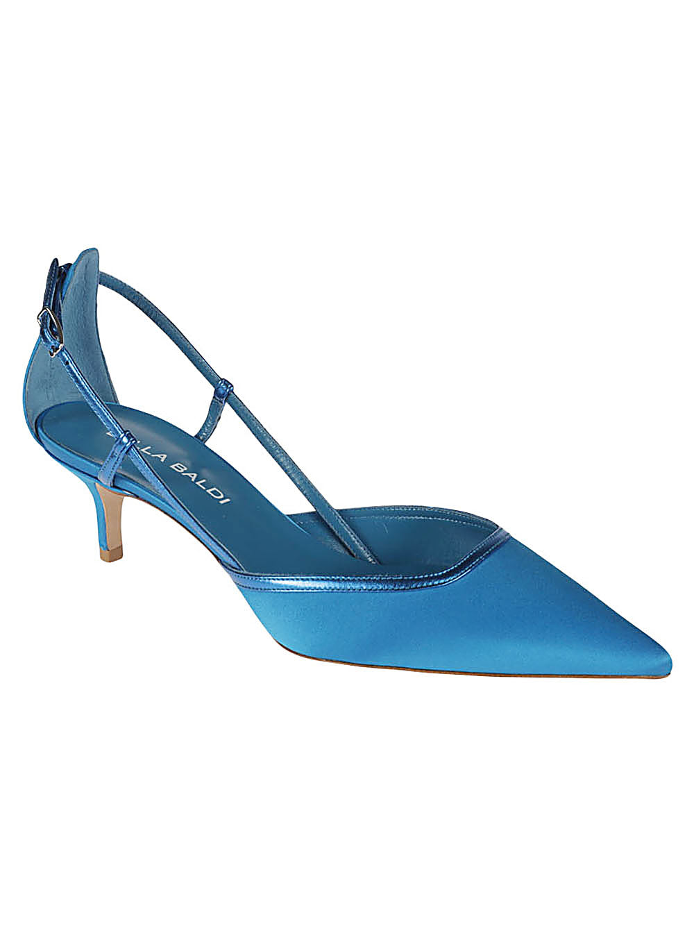 Lella Baldi Women's Blue Leather Pumps
