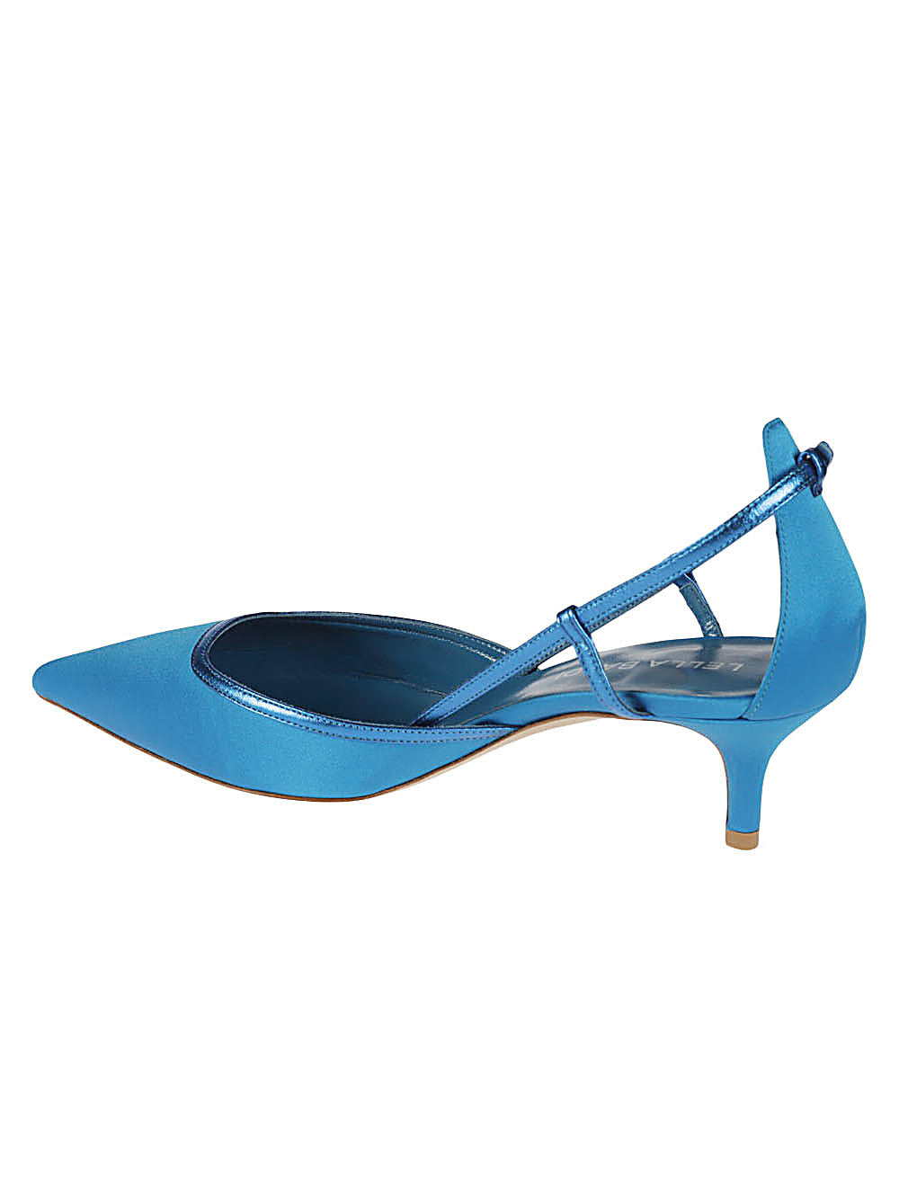 Lella Baldi Women's Blue Leather Pumps