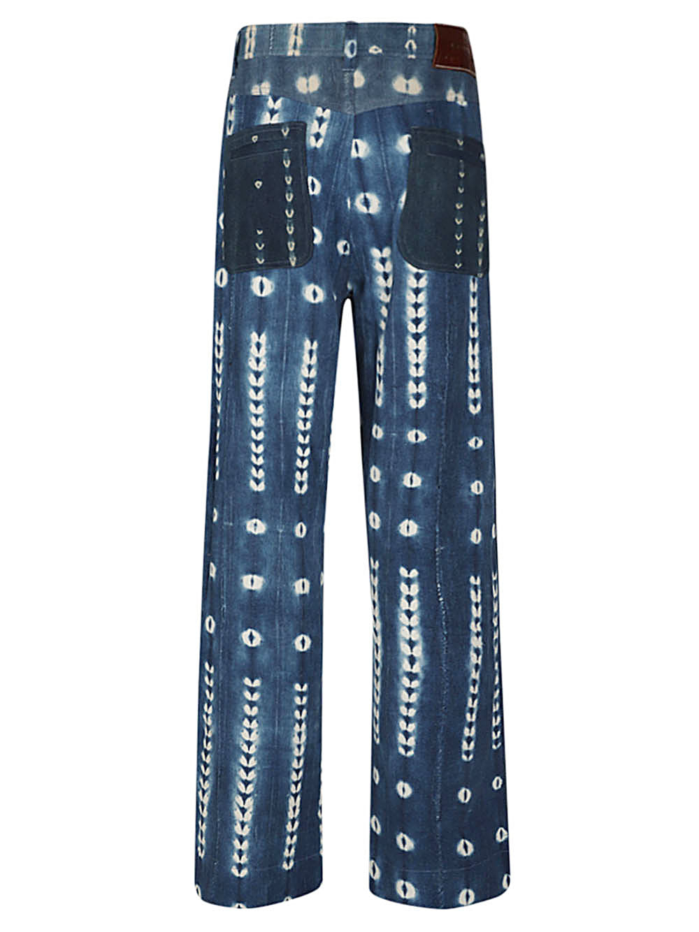 Wales Bonner Men's Miles Tie-Dye Denim Jeans