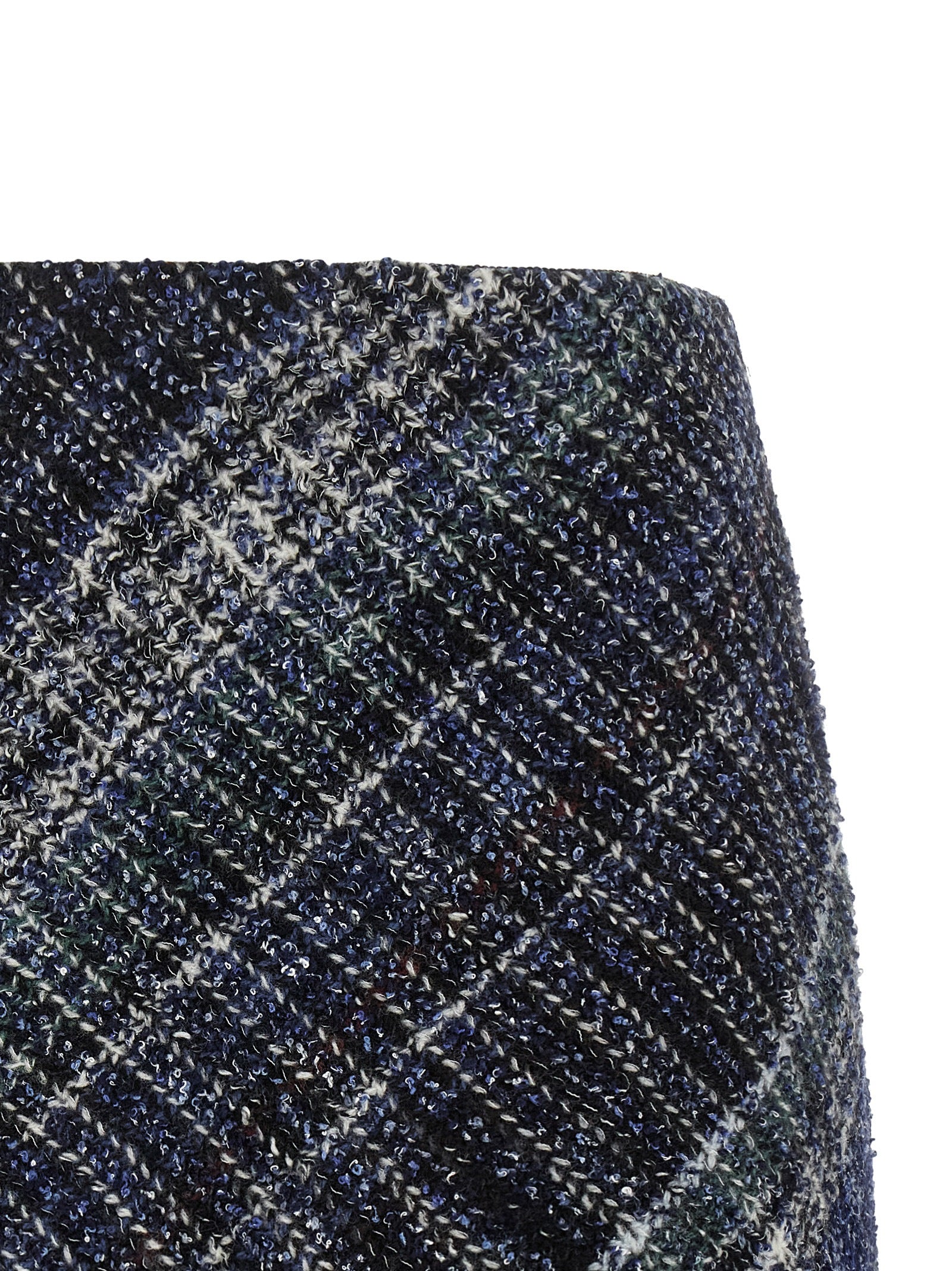 Missoni Blue Wool Long Women's Skirt